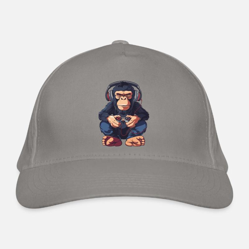 Schimpansen Videospiel Bio-Baseballkappe
