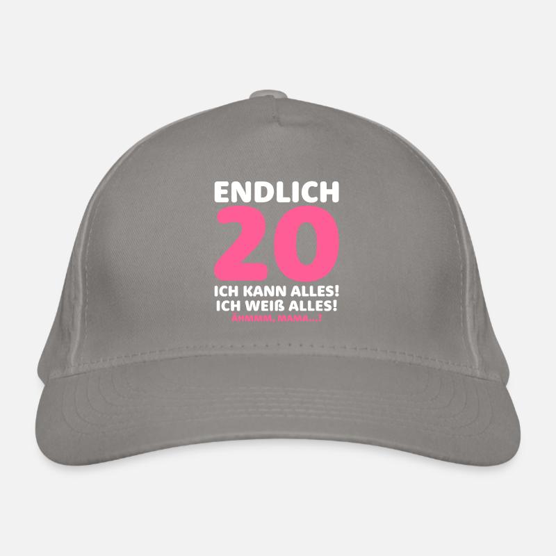 Finally 20 I can do everything I know everything Organic Baseball Cap