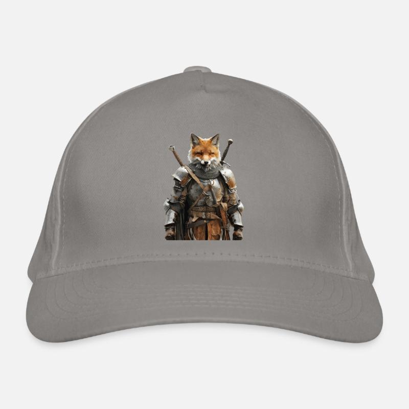 Fuchs Ritter Mittelalter Bio-Baseballkappe