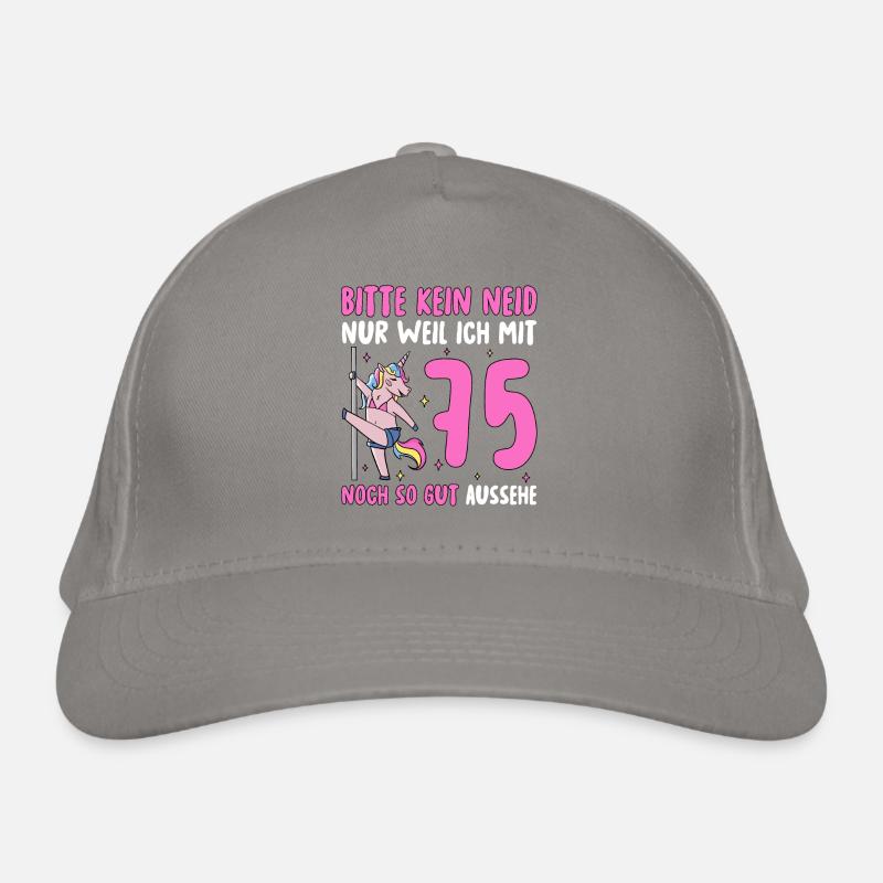 S’il vous plaît pas envie 75 Anniversaire - Casquette classique bio - gris clair