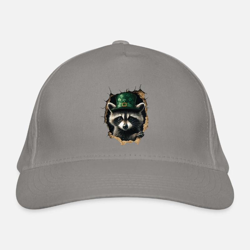 St. Patrick Waschbär Bio-Baseballkappe