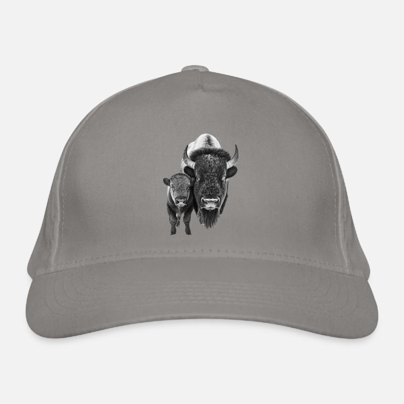 Bison Bio-Baseballkappe