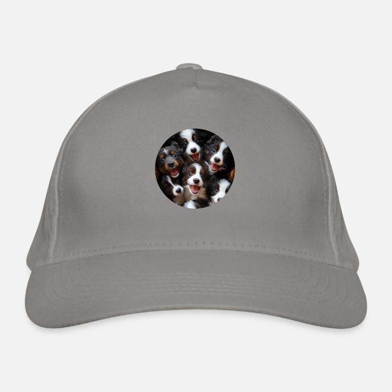 Border Collie Bio-Baseballkappe