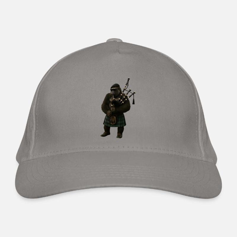 Gorilla Bagpipes Organic Baseball Cap
