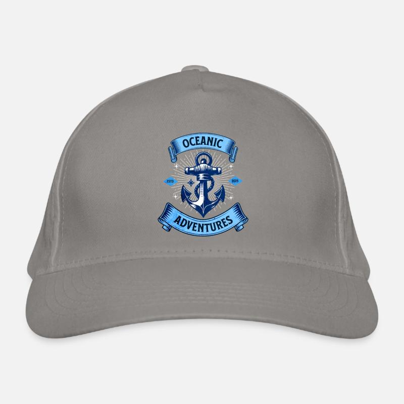 Oceanic Adventures with Anchor Organic Baseball Cap