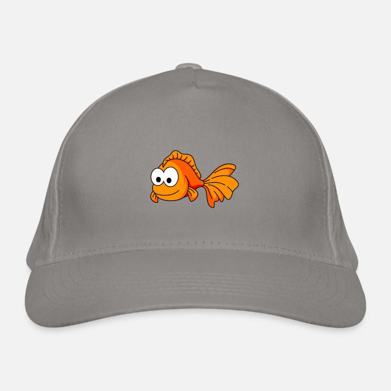 Goldfish Comic Animal Organic Baseball Cap
