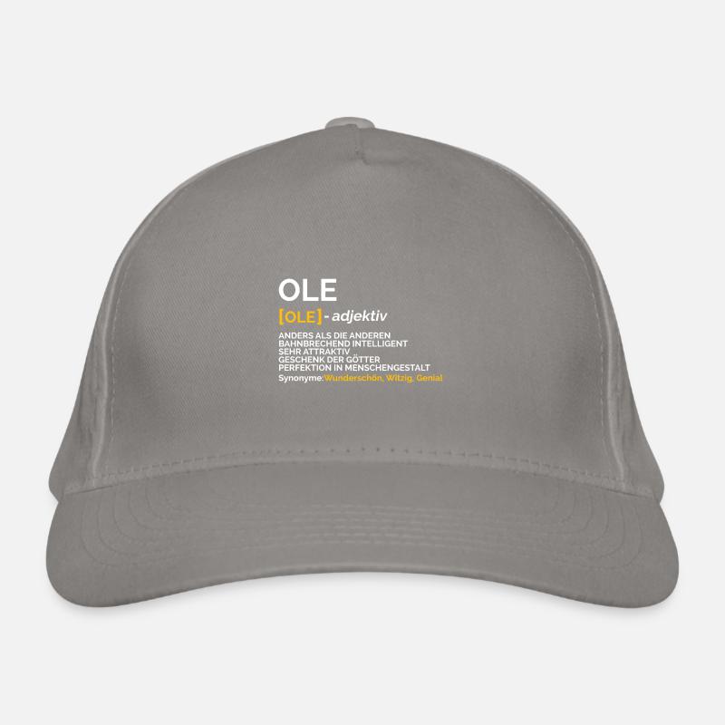 Ole Bio-Baseballkappe