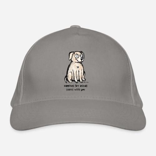 Happiness - Bio-Baseballkappe