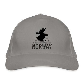 Norway - Bio-Baseballkappe - Hellgrau - Vorne