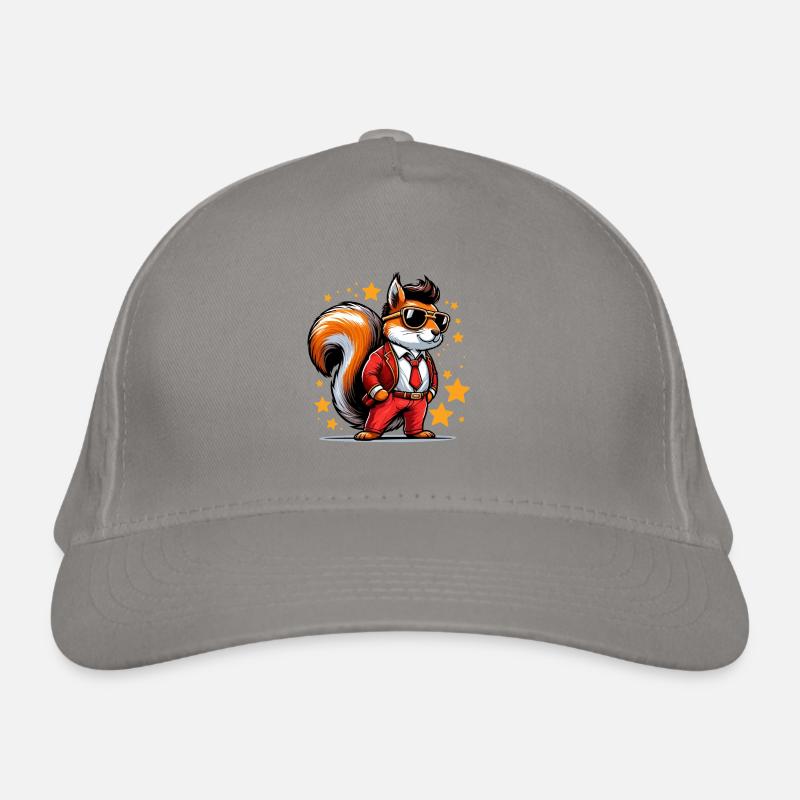 Superstar Eichhörnchen Bio-Baseballkappe