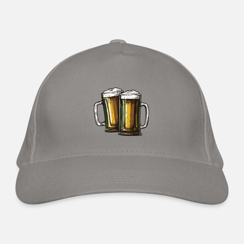 Bier Glas Prost Drinking Bio-Baseballkappe