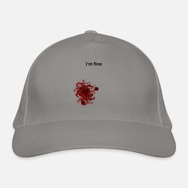 Blessure blessure sang Casquette classique bio