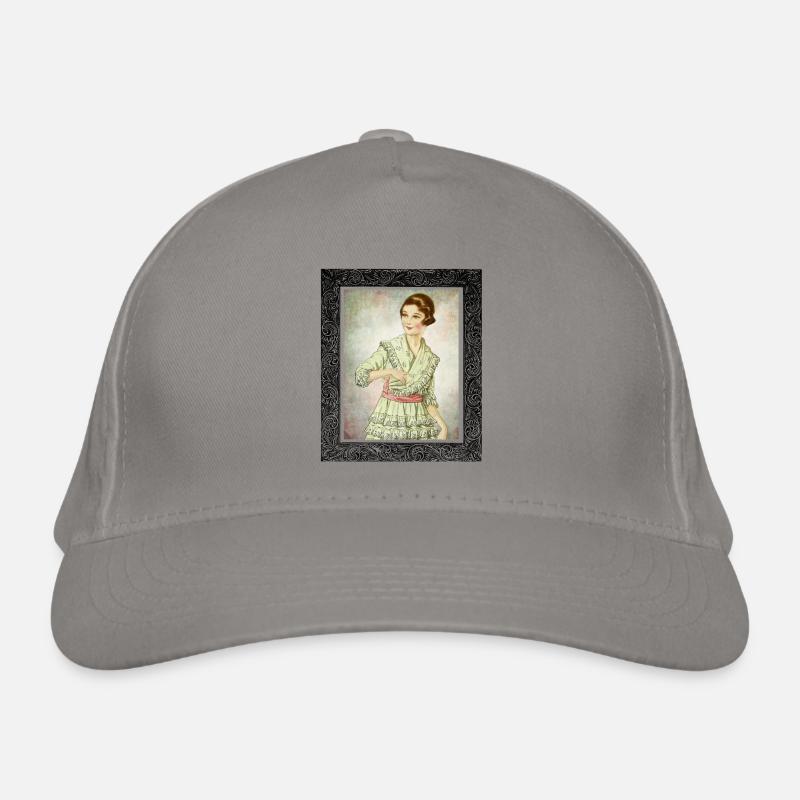 Frau Vintage Retro Style Bio-Baseballkappe