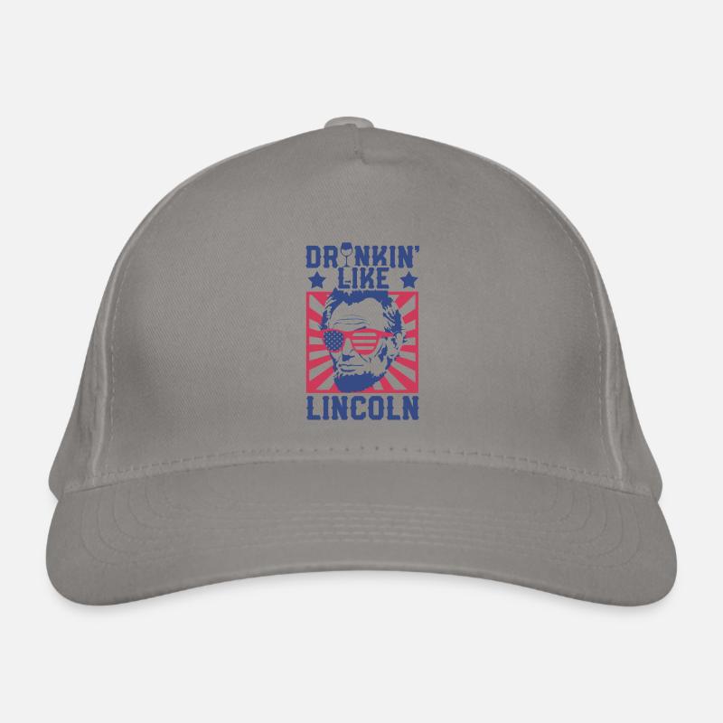 Boire comme Lincoln Independence Day Casquette classique bio