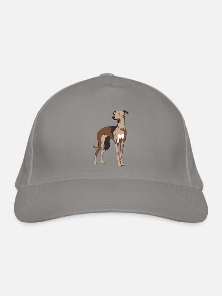 Windhund, Galgo, windhunde - Bio-Baseballkappe - Hellgrau