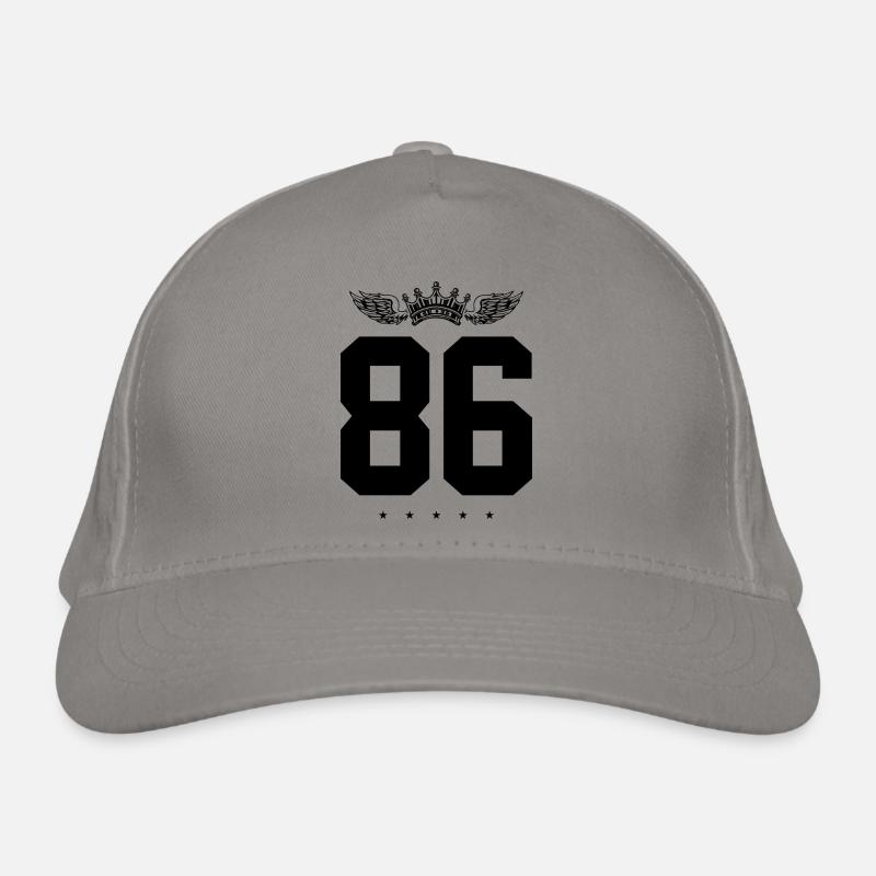 86 Couronne numérique Casquette classique bio