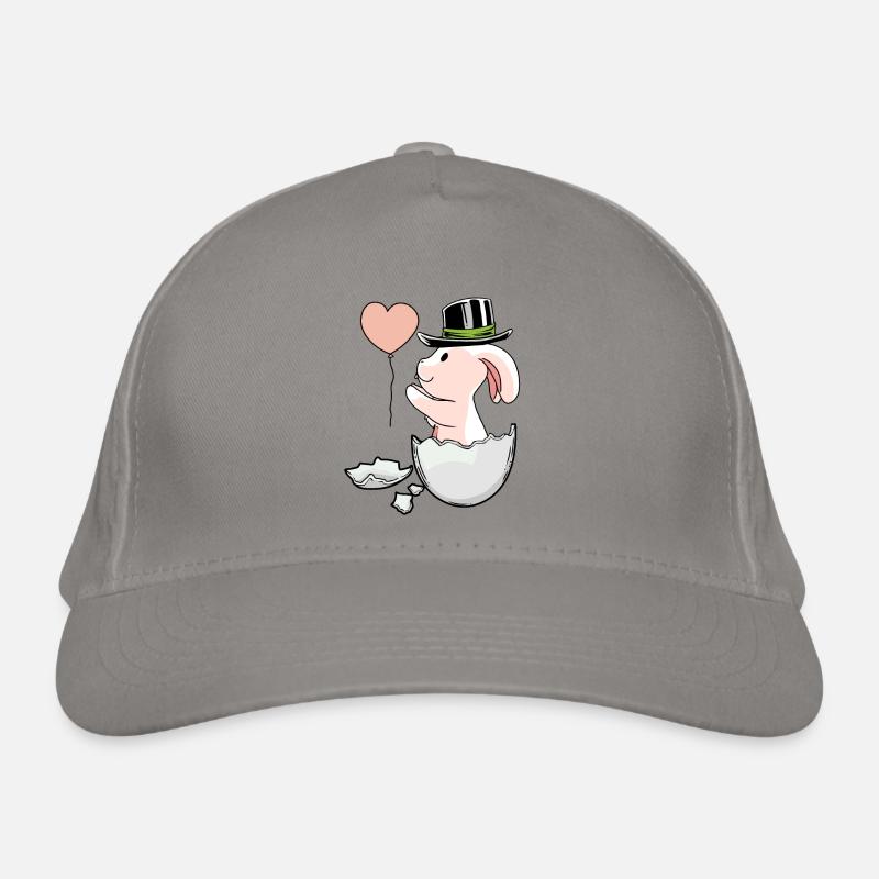 Easter Balloon EggShell Easter Rabbit Organic Baseball Cap