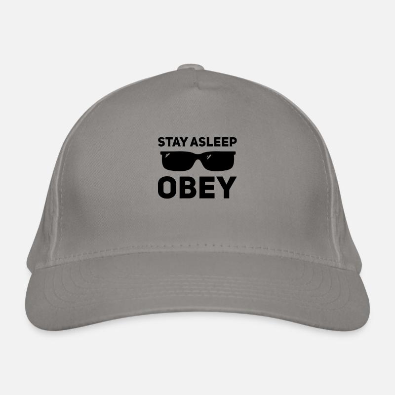 Sleep, obey Organic Baseball Cap