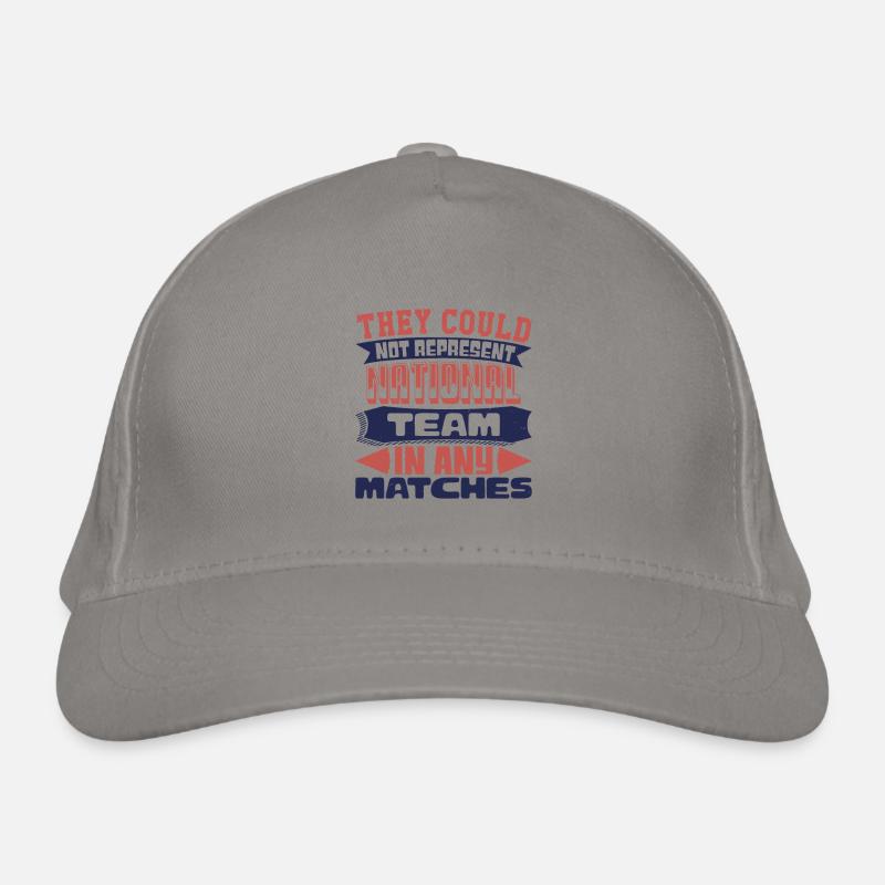 ILS N’ONT PAS PU REPAESENT ÉQUIPE NATIONALE DANS AUCUN Casquette classique bio