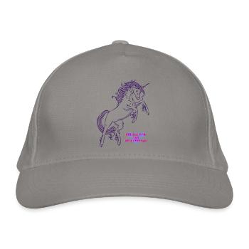 Pegasus - Bio-Baseballkappe - Hellgrau - Vorne