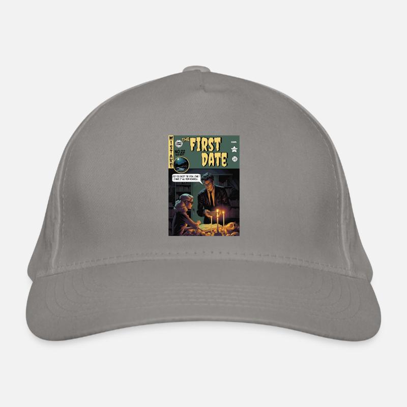 Retro Horror Comic - Le premier rendez-vous Casquette classique bio