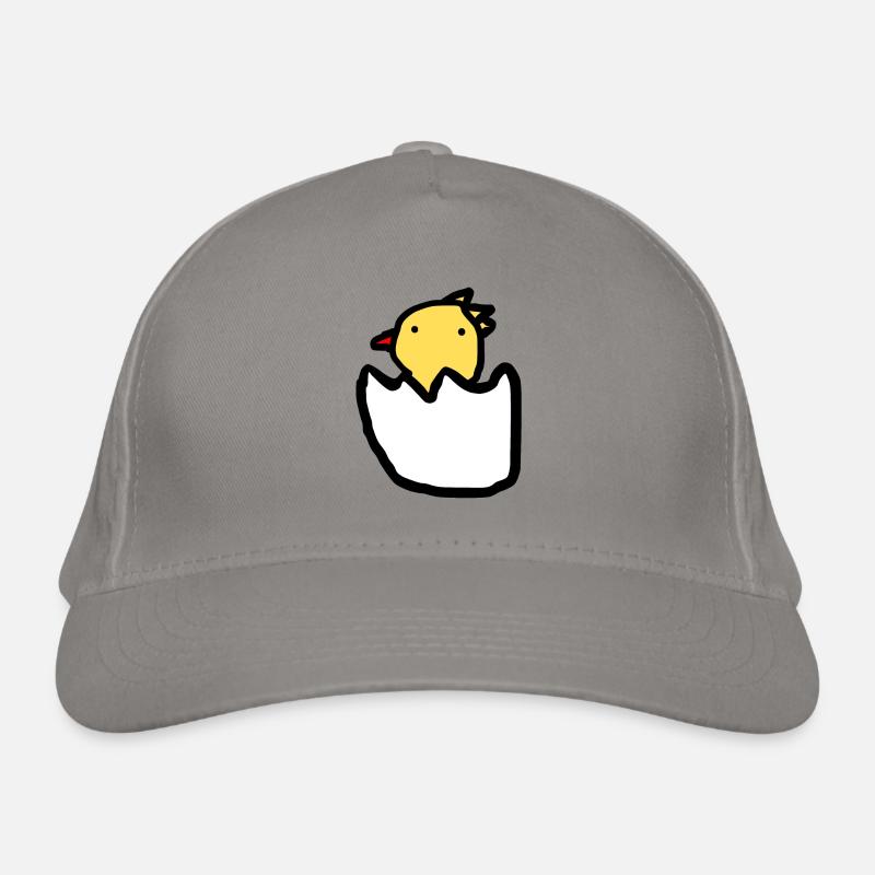 Chicken Organic Baseball Cap