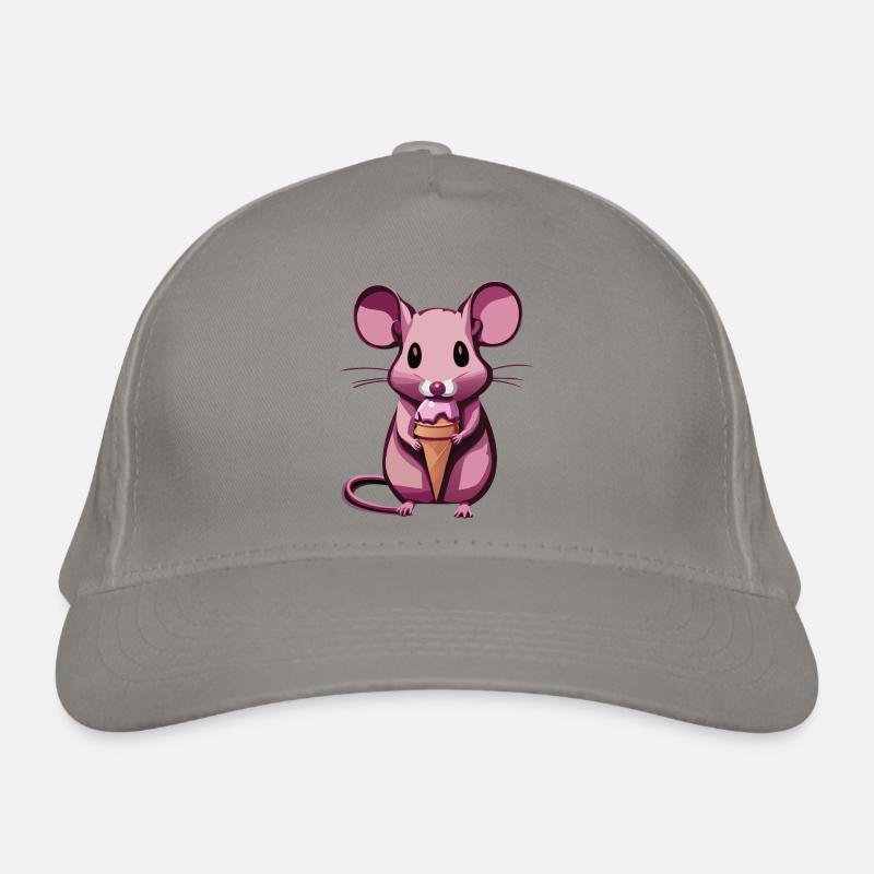 Mouse Organic Baseball Cap