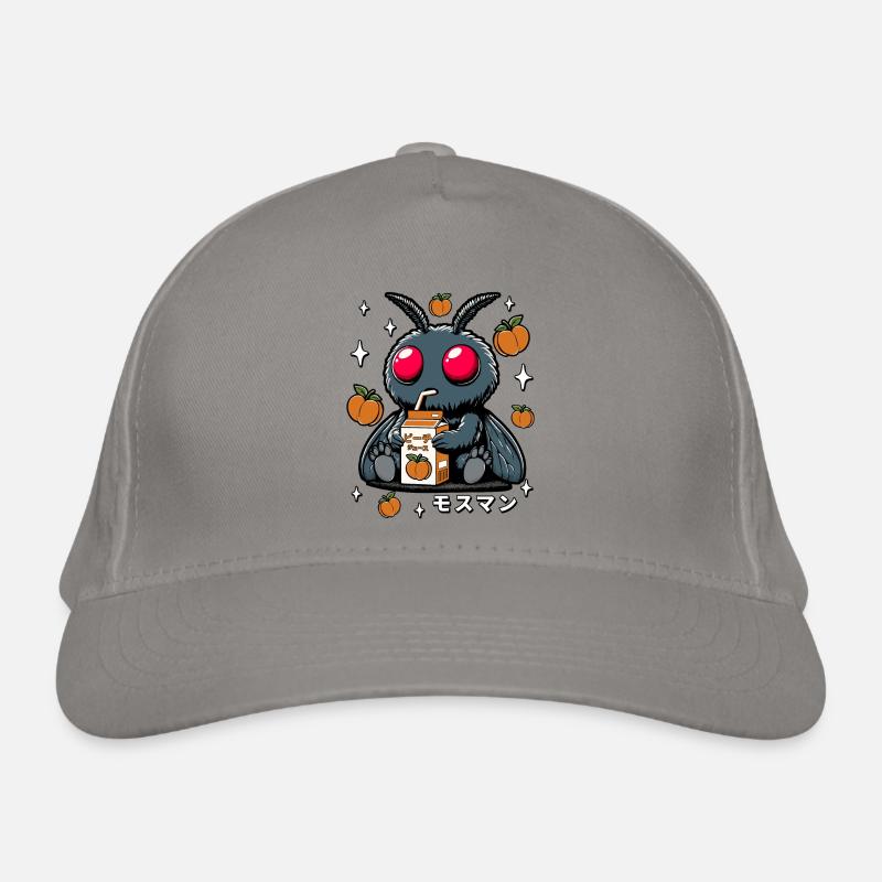 Mothman Peach Juice Organic Baseball Cap