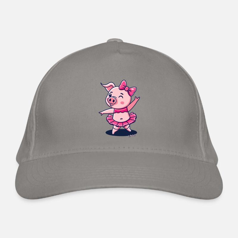 La ballerine cochon cochon mignon Casquette classique bio