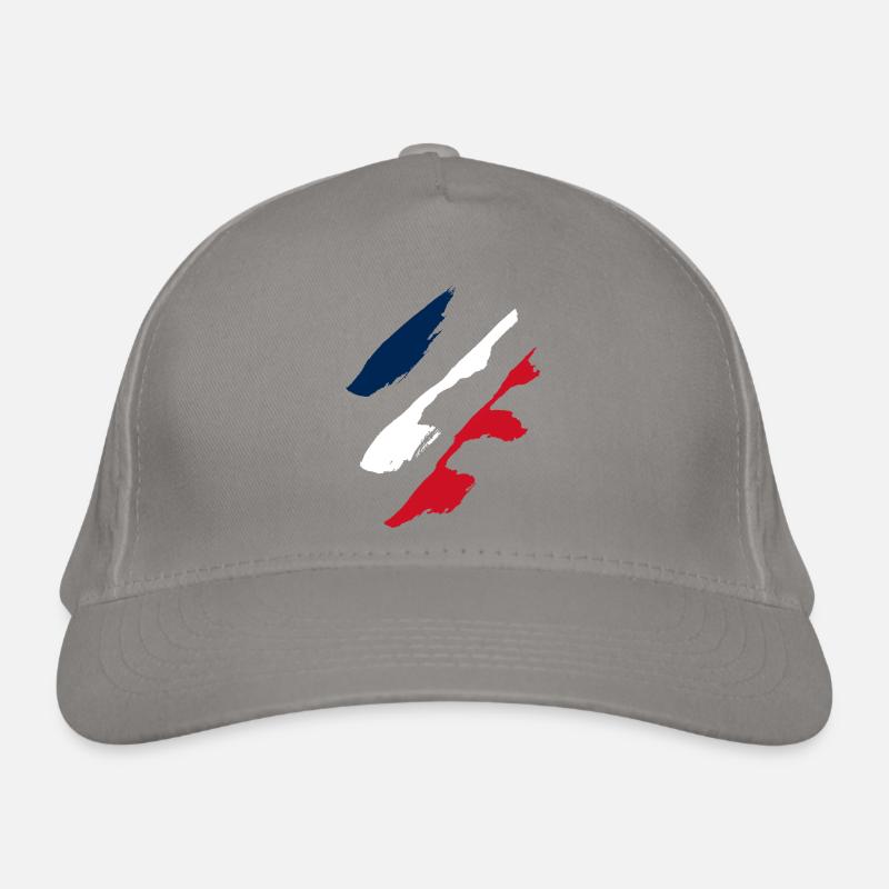 Frankreich Flagge Bio-Baseballkappe