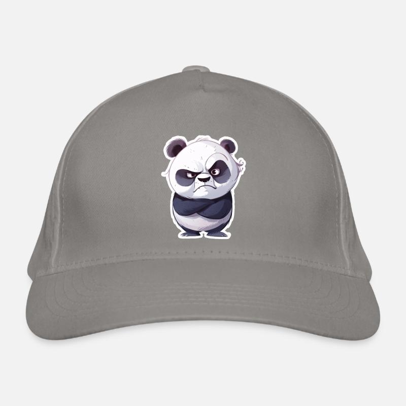 Eingeschnappter Beleidigter Panda Bio-Baseballkappe