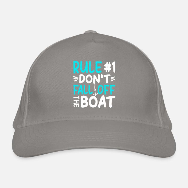 Règle #1 : Ne tombez pas du bateau Casquette classique bio