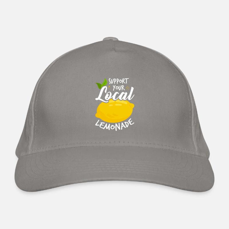 Support Your Local Lemon Lemonade Organic Baseball Cap