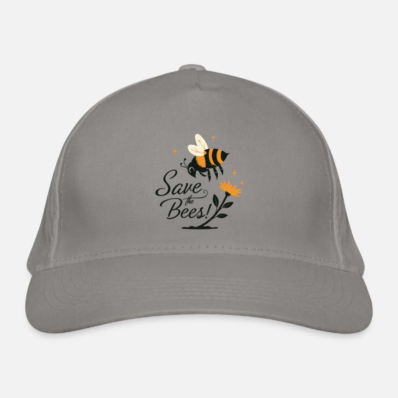 SAVE THE BEES! Organic Baseball Cap