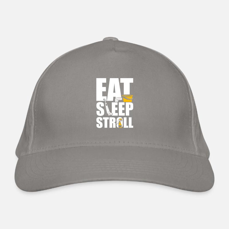 Eat, sleep, stroll Organic Baseball Cap
