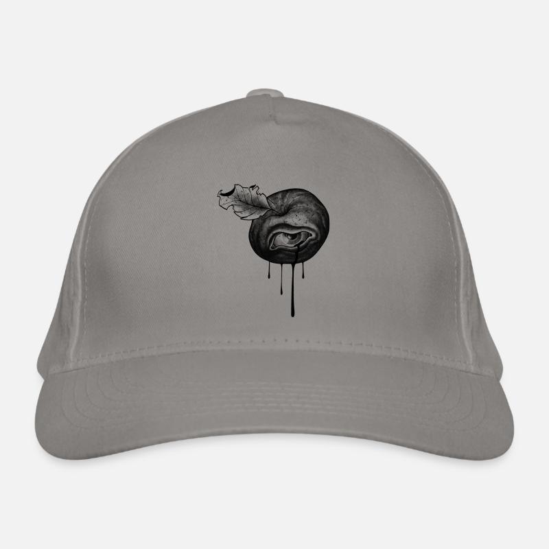 Augapfel - Bio-Baseballkappe - Hellgrau