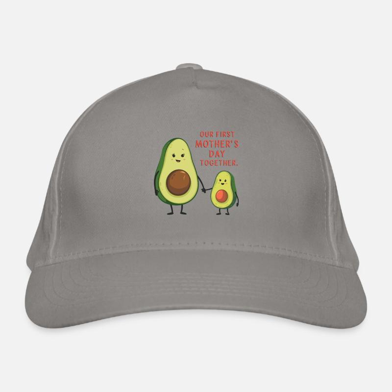 Süße Avocado zum ersten Muttertag Bio-Baseballkappe