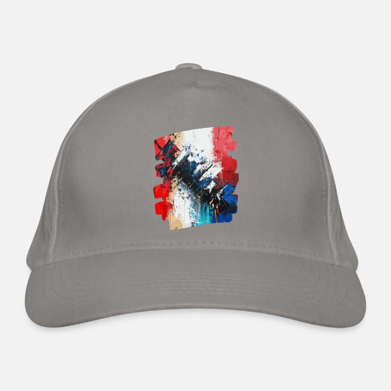 France Drapeau Français Casquette classique bio
