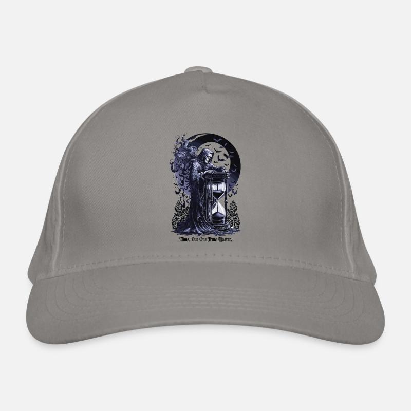 Faucheuse avec sablier – Le temps est notre véritable maître Casquette classique bio