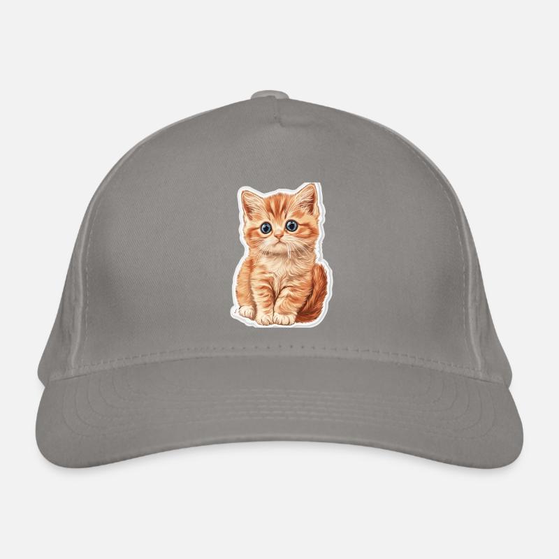 Chaton mignon Casquette classique bio