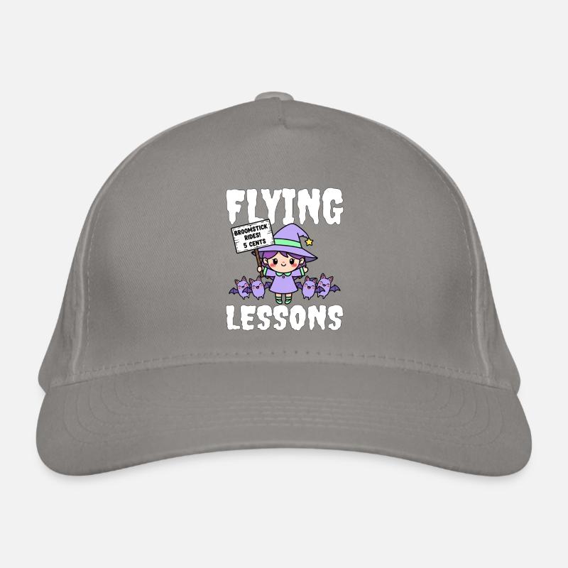 FLYING LESSONS - WITCH HALLOWEEN Organic Baseball Cap