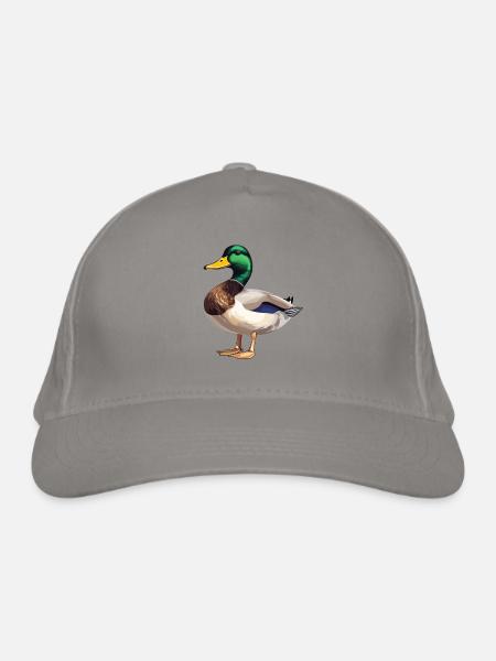 Enten Ente - Bio-Baseballkappe - Hellgrau