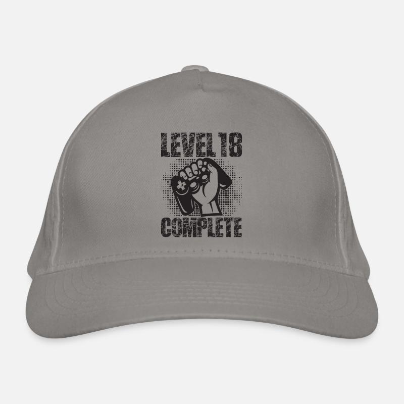 Level 18 Complete Geburtstagsgeschenk 18 Jahre Bio-Baseballkappe