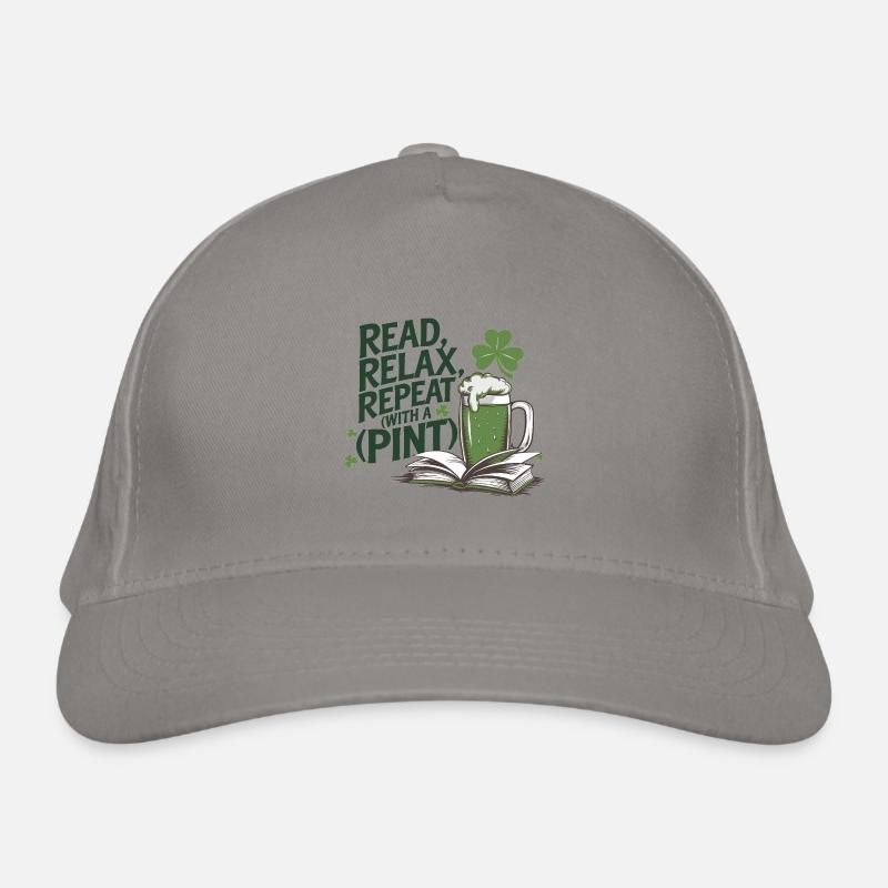 Read, relax, repeat – with a pint! Organic Baseball Cap