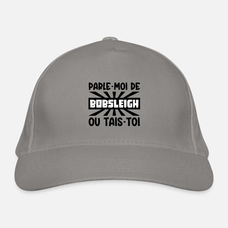 parle-moi de bobsleigh - Casquette classique bio - gris clair