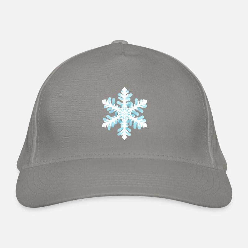 étoile de neige - Casquette classique bio - gris clair