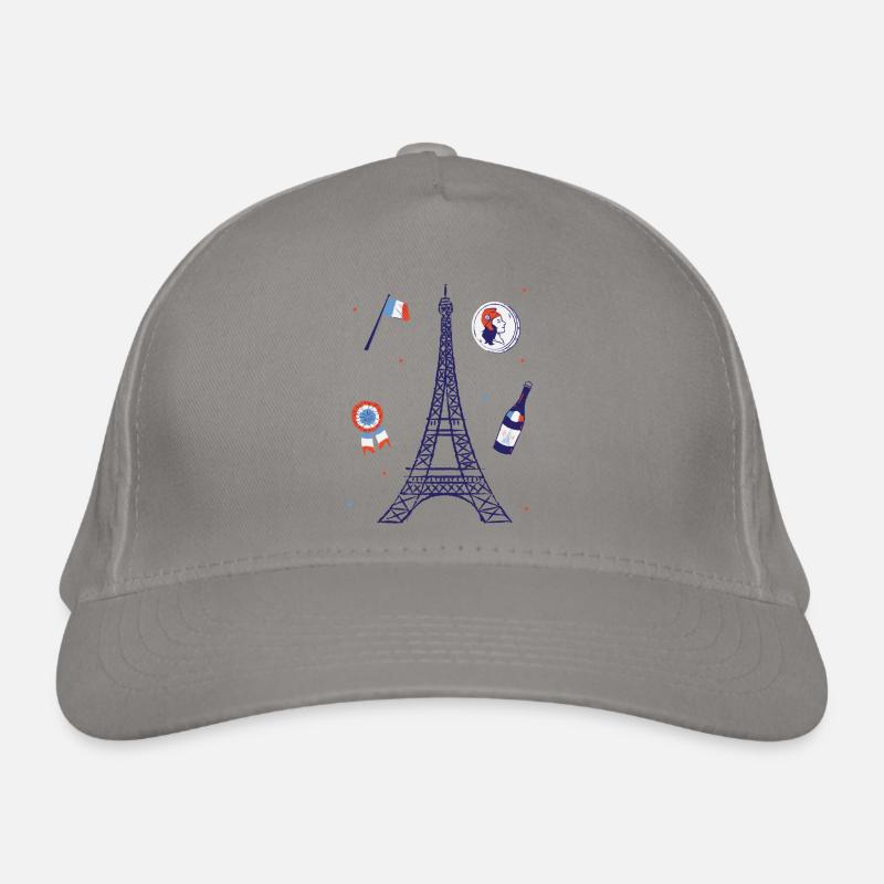 Frankreich Bio-Baseballkappe