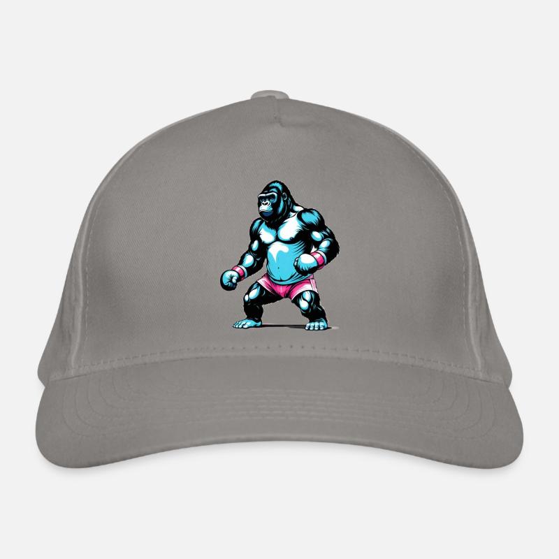 Gorilla Boxer Boxing Organic Baseball Cap