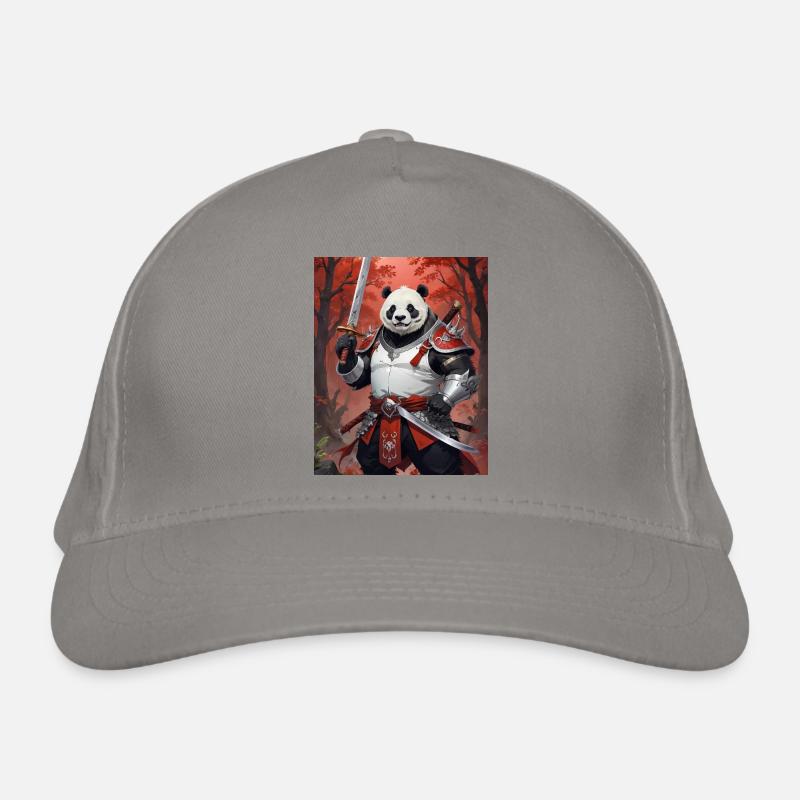 Ein monströses Ungetüm, ein Pandabär, Samurai Bio-Baseballkappe
