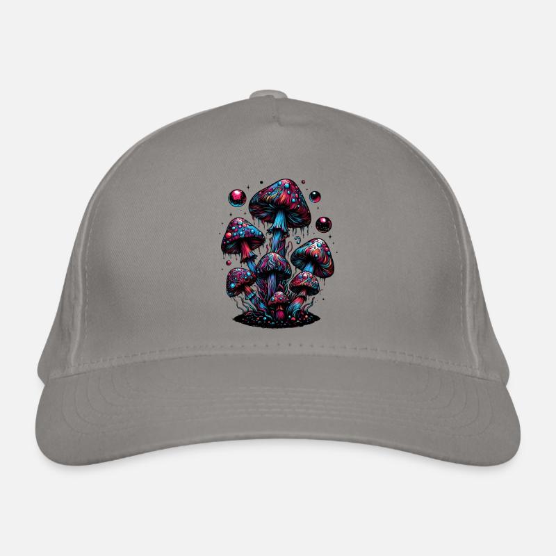 Psychedelic Mushroom Magic Organic Baseball Cap